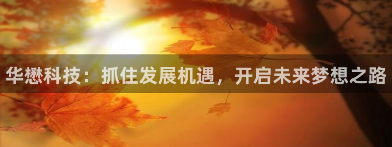 华懋科技：抓住发展机遇，开启未来梦想之路